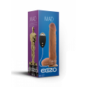 Вибратор на присоске EGZO Ciberskin, 24*5 см