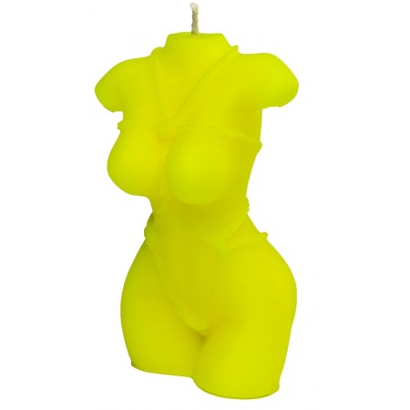 Свічка LOVE FLAME - Shibari II Yellow Fluor