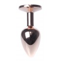 Анальная пробка Boss Series - Jewellery Red Gold PLUG Clear S