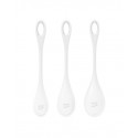 Набір йоні намистин Satisfyer Yoni Power 1 White, діаметр 2-2,5-3см, вага 22-46-74гр