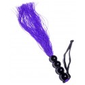 Силиконовый флогер Fetish Boss Series - Silicone Whip Purple 14', длина 37 см