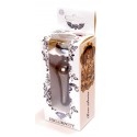 Анальний затор Boss Series - Jewellery Dark Silver BUTT PLUG Clear