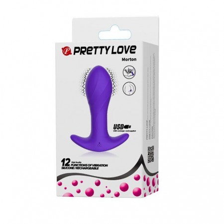 Анальный стимулятор с вибрацией PRETTY LOVE  Morton