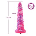 Фантазийный фаллоимитатор 25.5см для секс-машин Hismith Silicone Dildo rose Monster Series