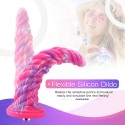 Фантазийный фаллоимитатор 25.5см для секс-машин Hismith Silicone Dildo rose Monster Series