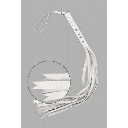 Флогер S&M Fancy Leather Floger White