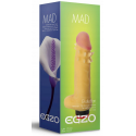 Вибратор с усиками EGZO Ciberskin, 17,5*3,5 см