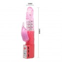 Вібратор з тимулятором клітора - CUTE BABY VIBRATOR