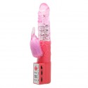 Вібратор з тимулятором клітора - CUTE BABY VIBRATOR