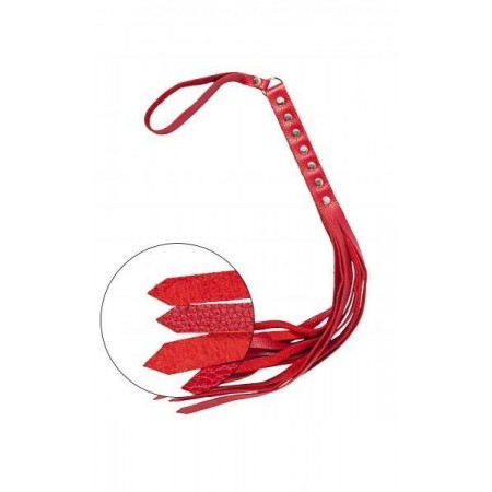 Флогер S&M Fancy Leather Floger Red