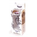 Анальний затор Boss Series - Jewellery Dark Silver PLUG Rose S