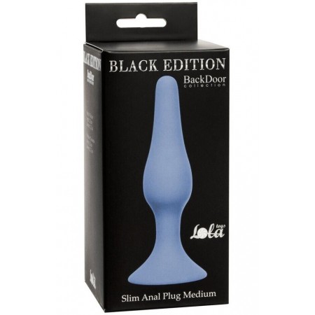 Анальный плаг Slim Anal Plug Medium - Blue,