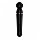 Вібромасажер Satisfyer Planet Wand-er Black/Rosegold, дуже потужний, бездротовий