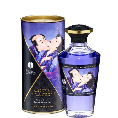 Разогревающее масло Shunga Aphrodisiac Warming Oil - Exotic Fruits
