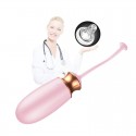 Віброяйце з підігрівом та пультом дистанційного керування - Vibrating Silicone Love EGG USB