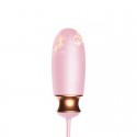 Віброяйце з підігрівом та пультом дистанційного керування - Vibrating Silicone Love EGG USB