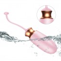 Віброяйце з підігрівом та пультом дистанційного керування - Vibrating Silicone Love EGG USB