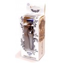 Анальная пробка Boss Series - Jewellery Dark Silver BUTT PLUG Blue