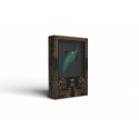 Вібратор 2в1 з язичком Zalo — Hero Jewel Green, кристал Swarovski