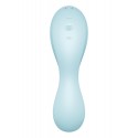 Вакуумный смарт-стимулятор с вибрацией Satisfyer Curvy Trinity 5 (Blue), управление со смартфона