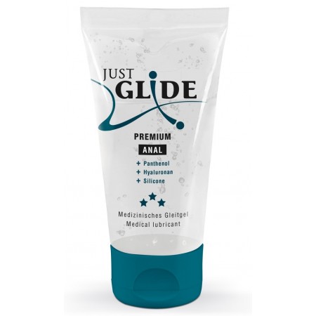 Веганське анальне масло на силіконовій основі - Just Glide Premium Anal, 50 мл