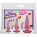 Набор анальных пробок Doc Johnson Crystal Jellies