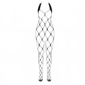 Бодистокинг в очень крупную сетку Passion BS091 black, с доступом