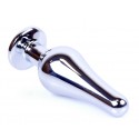 Анальний затор Boss Series - Jewellery Silver BUTT PLUG Green
