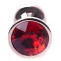 Анальная пробка Boss Series - Jewellery Red Gold PLUG Red S