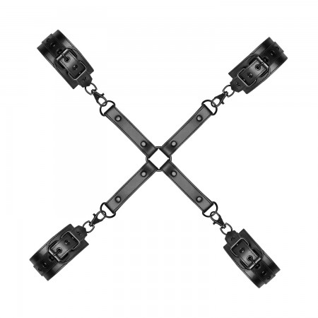 Фиксатор для рук и ног Bedroom Fantasies Hogtie & Cuffs Set 4-Way Restrant Set