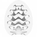Мастурбатор-яйце Tenga Egg Wavy II Cool з подвійним хвилястим рельєфом та охолоджувальним ефектом