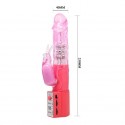 Вибратор с стимулятором клитора Cute baby vibrator