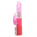 Вибратор с стимулятором клитора Cute baby vibrator