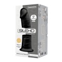 Фаллоимитатор SilexD Oscar Black (MODEL 2 размер 9in), двухслойный, силикон+Silexpan, диаметр 5,4см