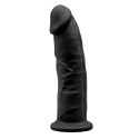 Фаллоимитатор SilexD Oscar Black (MODEL 2 размер 9in), двухслойный, силикон+Silexpan, диаметр 5,4см