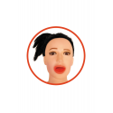 Надувная кукла  ANGELINA 3D  с вставкой из киберкожи и вибростимуляцией