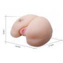 Мастурбатор вагина-анус с ротацией, подогревом и вибрацией BAILE - REALISTIC VAGINA AND ASS