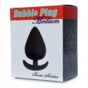 Анальный плаг Boss Series - Bubble Plug Medium Black