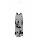 Сукня Noir Handmade F312 Divinity long flocked mesh dress with open back - M
