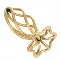 Анальная пробка LOCKINK SEVANDA Hollow Spiral Golden Metal Anal Plug - S размер