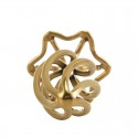 Анальная пробка LOCKINK SEVANDA Hollow Spiral Golden Metal Anal Plug - S размер