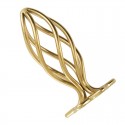 Анальная пробка LOCKINK SEVANDA Hollow Spiral Golden Metal Anal Plug - S размер