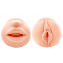 Мастурбатор с двумя входами Crazy Bull - NANCY Pocket Pussyм DOUBLE MASTURBATOR
