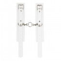 Наручники Leather Standart Hand Cuffs, White