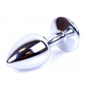 Анальний затор Boss Series - Jewellery Silver PLUG Black S