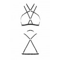 Портупея-стрепы KELIS BRA black L/XL