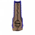 Мастурбатор-попка Fleshlight Boost Blast Female Medium Dark Flesh, плавающие кольца Turbo Tech