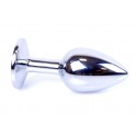 Анальний затор Boss Series - Jewellery Silver PLUG Rose S