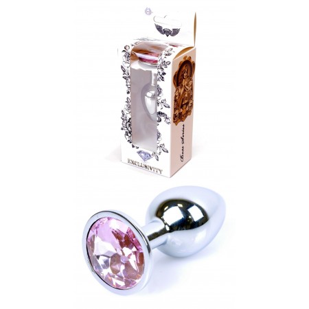Анальний затор Boss Series - Jewellery Silver PLUG Rose S