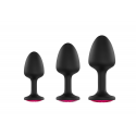 Анальная пробка Dorcel Geisha Plug Ruby M внутри с шариком